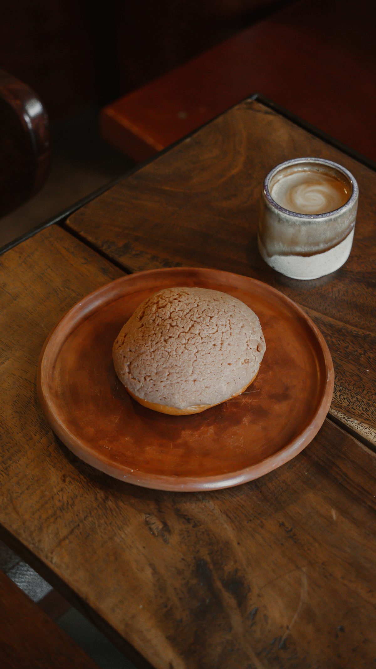Concha y capuchino en Kieto